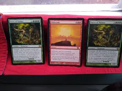 MTG 3 Oversized Cards Promo Box Topper 8th Ed Obliterate 9th Ed Force of Nature - Image 1