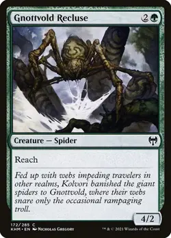 (2x FOIL) GNOTTVOLD RECLUSE - Kaldheim - MTG Magic the Gathering Card - Image 1