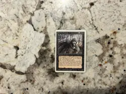 Mtg Zombie Master Revised - Magic the Gathering Revised Zombie Master Played - Image 1