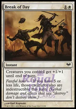 Break of Day 4x FOIL DKA MTG Dark Ascension Common MINT white - Image 1