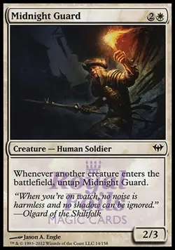 Midnight Guard 2x FOIL DKA MTG Dark Ascension Common 1 MINT 1 NM white - Image 1