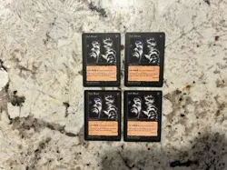 Mtg Dark Ritual x4 - Magic the Gathering Dark Ritual Playset Played-Hp - Image 1