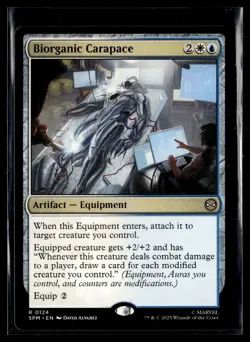 Biorganic Carapace - 0124 - Marvel's Spider-Man MTG - NM/M English - Image 1