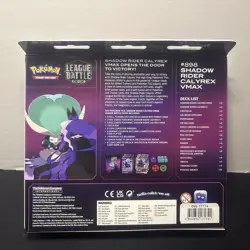 Pokemon Shadow Rider Calyrex VMAX League Battle Deck New Sealed 🔥 - Image 2