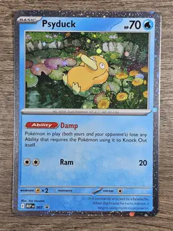 Pokemon TCG Psyduck MEP 007 Mega Evolution Pokemon Blister Promo - Image 1