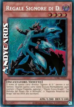 REGALE SIGNORE DI D. • (The King Of D.) • Segreta • LCKC IT107 • Unl • Yugioh! - Image 1