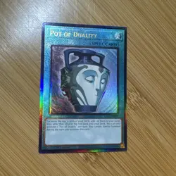 Yugioh! Pot of Duality RA02-EN057 Ultimate Rare 1st Edition NM - Image 1