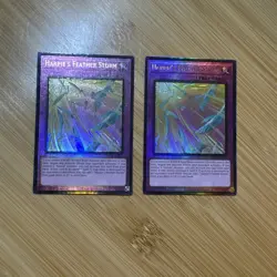 Yugioh! x2 Harpie's Feather Storm RA01-EN073 Ultimate Rare 1st Edition NM - Image 1