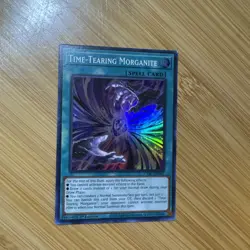 Yugioh! Time-Tearing Morganite CYAC-EN067 Super Rare 1st Edition NM - Image 1