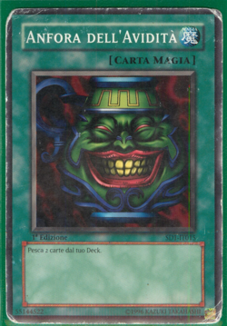 ANFORA DELL'AVIDITA (Pot Of Greed) • Comune • SD1 IT015 • 1Ed • Yugioh ANDYCARDS - Image 1
