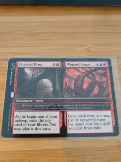 MTG Charred Foyer Warped Space 0129 Duskmourn M/NM Free UK P&P - Image 1