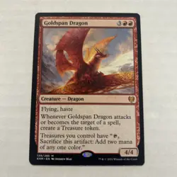MTG | Kaldheim | Goldspan Dragon | 139/285 | Mythic Rare - Image 1