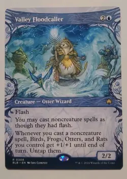 Valley Floodcaller (Showcase) Bloomburrow Regular - Image 1