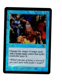 Divert Odyssey FOIL LP light clouding slight corner roll MTG Magic the Gathering - Image 1