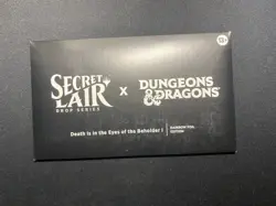 Secret Lair MTG D&D Death Is In The Eyes of the Beholder I Rainbow Foil - New - Image 1