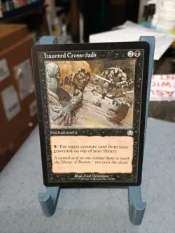 Haunted Crossroads Mercadian Masques Magic Gathering MTG LP EX Condition - Image 1