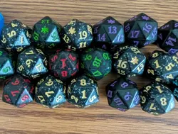 MTG 20-SIDED LIFE COUNTER DICE COMPLETE SET of 20 Bloomburrow BLB - Image 3