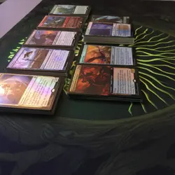 Magic the Gathering (Lot of 165) Kaldheim Lot Foils Rares Tokens + More - Image 1