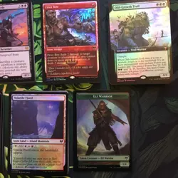Magic the Gathering (Lot of 165) Kaldheim Lot Foils Rares Tokens + More - Image 5