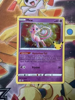 Pokemon Mew 011/025 - Celebrations 25th Anniversary - Holo NM- - Image 1