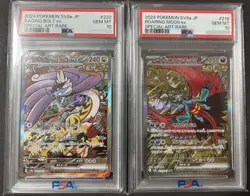 PSA 10 Roaring Moon Raging Bolt ex SAR Terastal Festival sv8a Pokemon Card Japan - Image 1