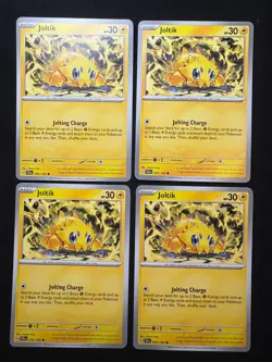 4x Pokemon TCG Joltik 050/142 - Scarlet&Violet Stellar Crown SCR Common Playset - Image 1