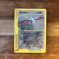 Pokemon TCG Skarmory 27/165 Holo Rare - Expedition Base Set - Played Condition - Image 1