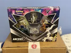 Pokemon TCG Arceus V Figure Box - 4 Pack 820650850165 - Image 1