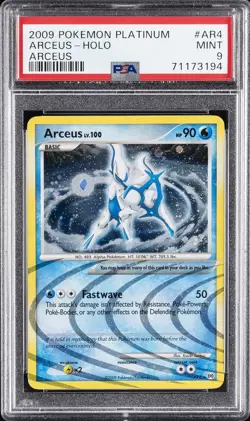 2009 POKEMON PLATINUM ARCEUS #AR4 ARCEUS-HOLO PSA 9 - Image 1