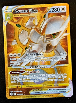 Pokemon ARCEUS VSTAR #184 Brilliant Stars Holo Rare Full Art NM/M+ - Image 5
