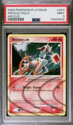 Pokemon Arceus AR3 Arceus Holo PSA 9 RC3 - Image 1