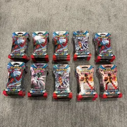 Pokemon Paradox Rift Sleeved Booster Pack Lot Of 100 Packs - Image 1