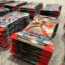 Pokemon Paradox Rift Sleeved Booster Pack Lot Of 100 Packs - Image 2