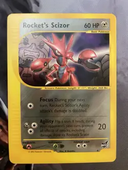 Pokemon TCG Rocket's Scizor Best of Game 4/9 Holo Promo Promo - Image 1