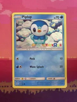 Pokemon Card Piplup Ultra Prism ToysRUs Promo 32/156 Near Mint - Image 1
