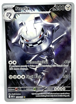 Steelix - 150/132 Pokemon TCG Mega Evolution Illustration Rare Pokemon Card - Image 1
