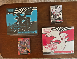 Pokemon Black Bolt & White Flare ETBS + 2 booster bundles, NEW, Factory sealed - Image 1