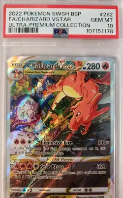 Pokemon Charizard VSTAR SWSH262 SWSH: Ultra-Premium Collection Promo PSA 10 - Image 2