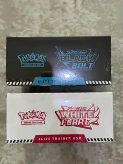Pokemon TCG: Black Bolt & White Flare Elite Trainer Box Bundle (SEALED) - Image 5
