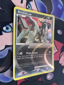 Arceus AR1 Arceus Lv.100 Holo Rare Platinum Pokemon TCG 2009 MP - Image 2