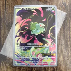 Pokemon Near mint Bulbasaur Mega Evolution Promo Card Illustration Rare 133/132 - Image 2