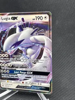 Lugia GX 159/214 Sm-Lost Thunder Holo Pokemon Card - Near Mint - Image 3