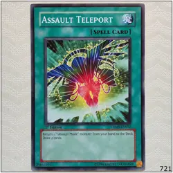 Assault Teleport - CRMS-EN052 - Common 1st Edition Yugioh - Image 1