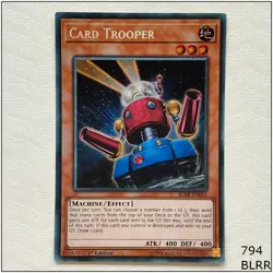Card Trooper - BLRR-EN053 - Secret Rare 1st Edition Yugioh - Image 1