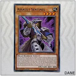 Assault Sentinel - DANE-EN011 - Common 1st Edition Yugioh - Image 1