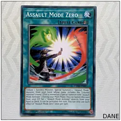 Assault Mode Zero - DANE-EN055 - Common 1st Edition Yugioh - Image 1