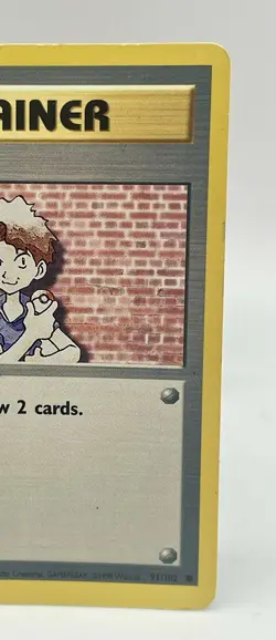 Bill 91/102 Pokemon Trainer Card Base Set WOTC Non Holo Vintage 1999 MP - Image 3