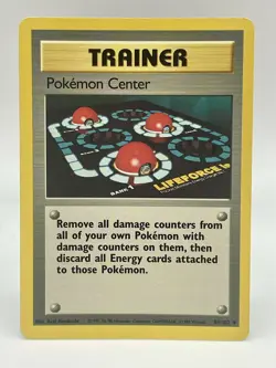 1999 Pokemon Center 85/102 Pokemon Trainer Card Vintage LP/MP - Image 1
