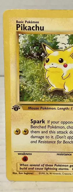 1st Edition Jungle Pikachu 60/64 Pokemon Card WOTC Vintage LP - Image 2
