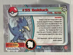 1999 Topps Golduck #55 Pokemon Card TV Animation Edition Vintage LP - Image 1